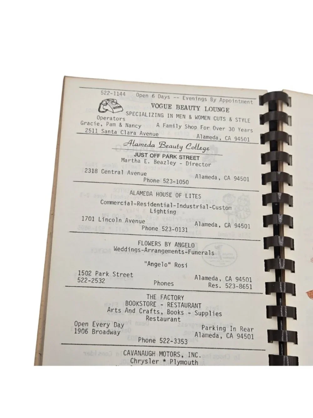 Heavenly Dishes Cookbook Calvary Christian Center Alameda California Vintage